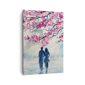 Canvas picture - Romantic Walk - 70x100 cm