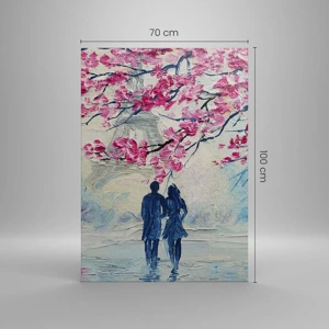 Canvas picture - Romantic Walk - 70x100 cm