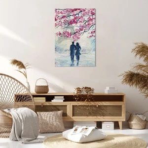 Canvas picture - Romantic Walk - 70x100 cm