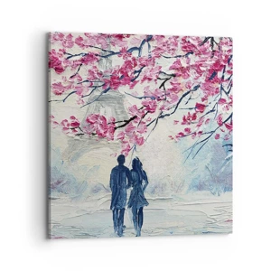 Canvas picture - Romantic Walk - 70x70 cm