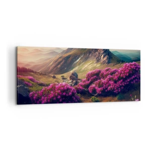 Canvas picture - Summer in the Mountains - 120x50 cm