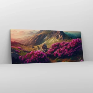 Canvas picture - Summer in the Mountains - 120x50 cm