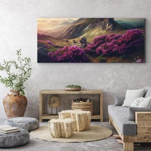 Canvas picture - Summer in the Mountains - 120x50 cm