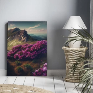 Canvas picture - Summer in the Mountains - 80x120 cm