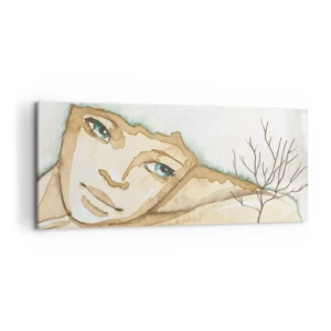 Canvas picture - Tree of Poetry Springs from Silence - 100x40 cm