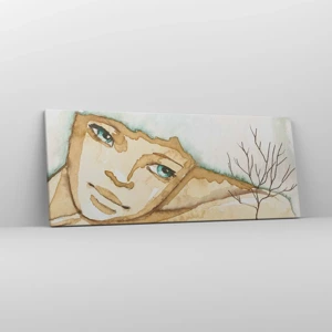 Canvas picture - Tree of Poetry Springs from Silence - 100x40 cm