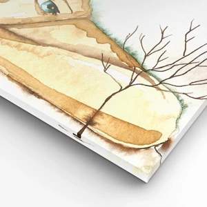 Canvas picture - Tree of Poetry Springs from Silence - 100x40 cm