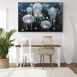 Canvas picture - Underwater Ball - 100x70 cm