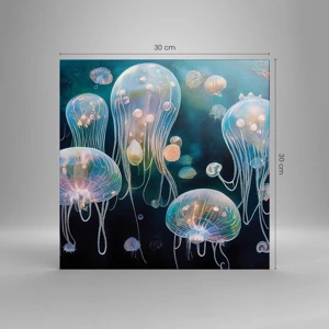 Canvas picture - Underwater Ball - 30x30 cm