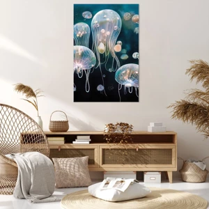 Canvas picture - Underwater Ball - 80x120 cm