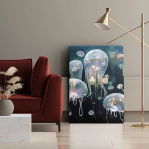 Canvas picture - Underwater Ball - 80x120 cm