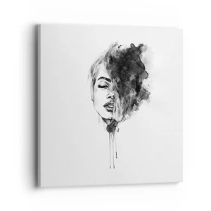 Canvas picture - What Does a Girl Dream about? - 40x40 cm