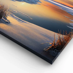 Canvas picture - Winter Sunset - 120x80 cm