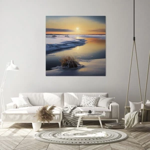 Canvas picture - Winter Sunset - 40x40 cm