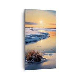 Canvas picture - Winter Sunset - 45x80 cm