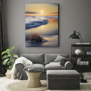 Canvas picture - Winter Sunset - 45x80 cm