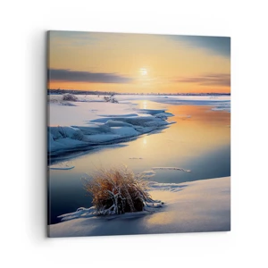 Canvas picture - Winter Sunset - 50x50 cm