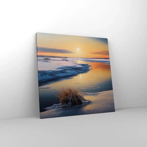 Canvas picture - Winter Sunset - 50x50 cm