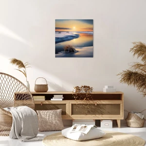 Canvas picture - Winter Sunset - 50x50 cm