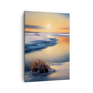 Canvas picture - Winter Sunset - 50x70 cm