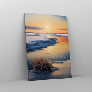 Canvas picture - Winter Sunset - 50x70 cm