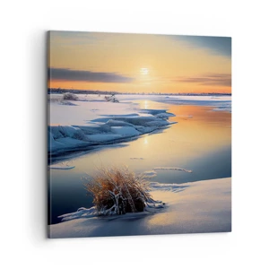 Canvas picture - Winter Sunset - 60x60 cm