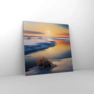 Canvas picture - Winter Sunset - 70x70 cm