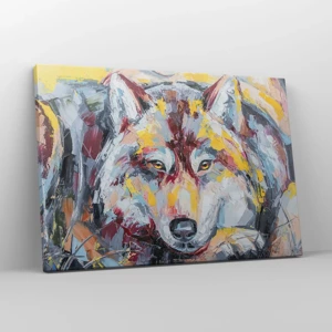 Canvas picture - Wolf Eyes - 70x50 cm