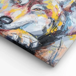 Canvas picture - Wolf Eyes - 70x50 cm