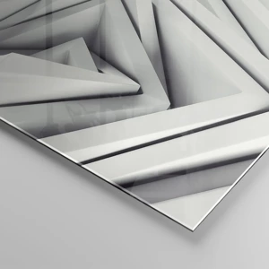 Glass picture - Acute Angles Budding - 70x100 cm