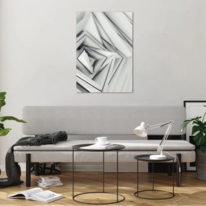 Glass picture - Acute Angles Budding - 70x100 cm