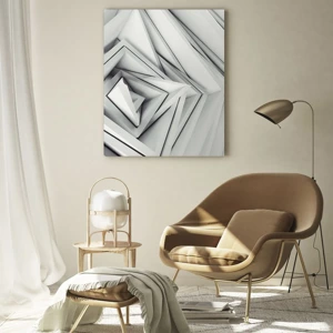 Glass picture - Acute Angles Budding - 70x100 cm