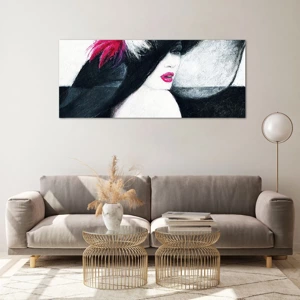 Glass picture - Always a Secret - 120x50 cm