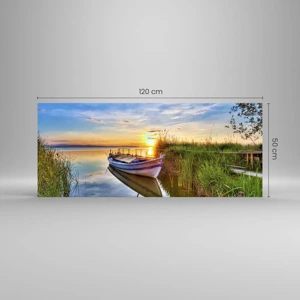 Glass picture - Bay of Fulfilled Dreams - 120x50 cm