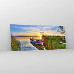 Glass picture - Bay of Fulfilled Dreams - 120x50 cm