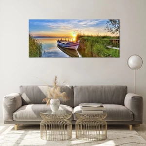 Glass picture - Bay of Fulfilled Dreams - 120x50 cm