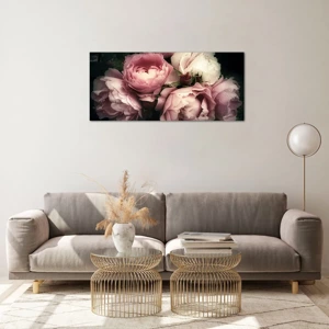 Glass picture - Belle Epoque Charm - 100x40 cm