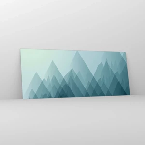 Glass picture - Big, Bigger, the Biggest - 100x40 cm