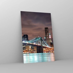 Glass picture - Big City Lights - 80x120 cm