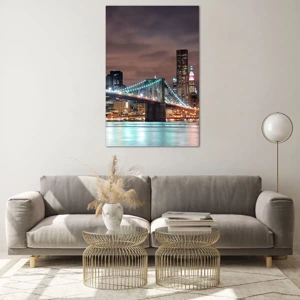 Glass picture - Big City Lights - 80x120 cm