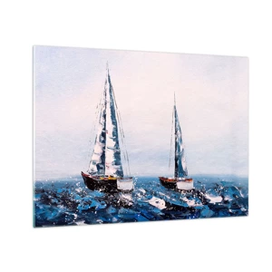 Glass picture - Brotherhood of Wind - 70x50 cm