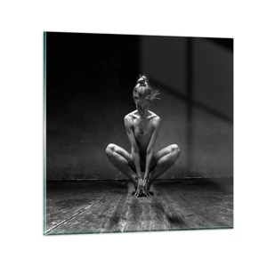 Glass picture - Concentration of Dancing Energy - 30x30 cm