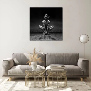 Glass picture - Concentration of Dancing Energy - 70x70 cm