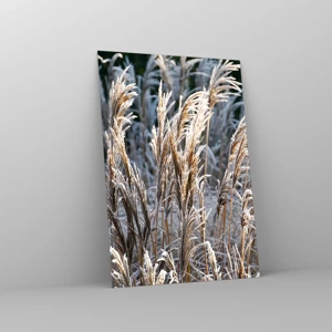 Glass picture - Decorated with Frost - 70x100 cm