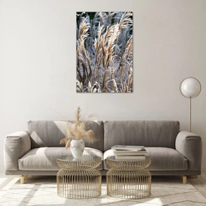 Glass picture - Decorated with Frost - 70x100 cm