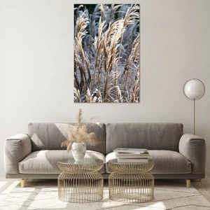 Glass picture - Decorated with Frost - 80x120 cm