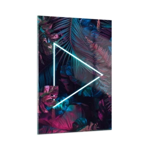 Glass picture - Disco Style Garden - 50x70 cm