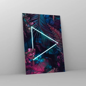 Glass picture - Disco Style Garden - 50x70 cm