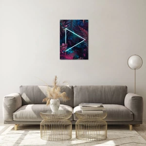 Glass picture - Disco Style Garden - 50x70 cm