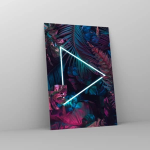 Glass picture - Disco Style Garden - 70x100 cm